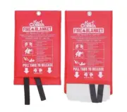 Emergency Fire Blanket for Home and Kitchen Fire Extinguisher for Home x2, Q