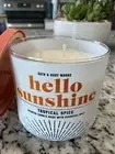 Bath & Body Works: 14.5 Oz 3-Wick Candle: Hello Sunshine Tropical Spice