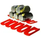 Fridge Can Beer Wine Bottle Rack Organiser Holder Mat Stacking Tidy Tool XP