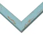 18x28 Frame Blue Solid Wood Picture Frame Width 1.125 Inches | Interior Frame De