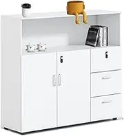 Filing Cabinet Office Organizers Filing Cabinets Partition Storage Cabinets Filing Cabinets Low Cabinets Printer Cabinets Locking Drawer Cabinets Storage Cabinet(White)