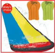 Slip N Slide Wave Rider Double Set with 2 Slide Boogies Fun Water Toy