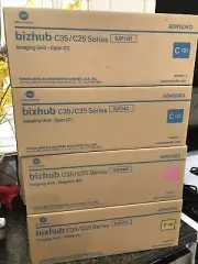 4 Genuine Konica Minolta Bizhub C35 C25 Imaging Unit IUP14Y IUP14C IUP14C IUP14M
