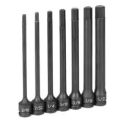 3/8" DR 7PC 6" LNGTH FRACTIONAL HEX DRIVER SET GRE1267H Brand New!