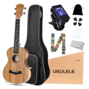 Ukulele for Starter Kit,Ukelele Beginner Bundle Kit with Free Concert Khaki