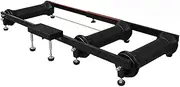 Bike Roller Trainer, Bicycle Trainer for Indoor Exercise with Foot Support, Indoor Bike Trainer Stand, Adjustable Indoor Fitness Cycling Parabolic Roller, Home Bicycle Exercise Tool