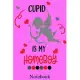 Cupid Is My Homeboy Notebook: Valentine’’s Day Notebook Journal Perfect Gift Idea for Girlfriend or Boyfriend and with the Person You Love