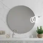 Traditional Mirror Decorative Wall Hanging Hallway Bedroom Industrial Style 70cm