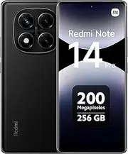 Xiaomi Redmi Note 14 Pro 8 GB RAM 256 GB 6.67 Inch Rhythm Eye Protection Fingerprint Unlock 50 Million Pixels/Dual Card Dual Standby/NFC, 45 W, Wired Fast Charging, Midnight Black