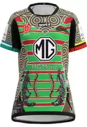 South Sydney Rabbitohs 2023 NRL Ladies Indigenous Jersey Sizes S-7XL BNWT