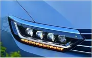 Headlight Assembly Compatible With VW Passat B8 Full LED Light Source LED Sequential Turn Signal A Touch Of Blue