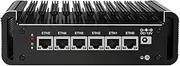 HUNSN Micro Firewall Appliance, Mini PC, OPNsense, VPN, Router PC, 6 Cores I3 1315U, RJ24, 6 x 2.5GbE I226-V, HDMI, DP, USB3.2, Type-C, TF, 32G RAM, 256G SSD