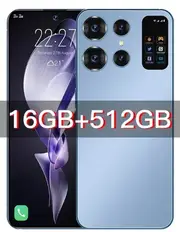 2024 new s24 Ultra smartphone 5g original 7.0 inch mobile phones 16GB+1TB global smartphone android13 free shiping cell phones Blue 16G 512GB