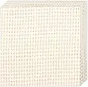 10 PCS Punch Needle Fabric, Pre-Cut Natural Cotton Tufting Cloth Monks Cloth for Punch Needle Embroidery Rug (5.9×5.9 Inch)