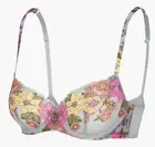 Savage X Fenty Mod Poppy Unlined Balconette Bra. Morning Grey Floral. 38DD. NWT