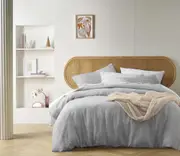 Silver French Linen Quilt Cover Set