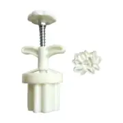 Plastic Material Mooncake Molds Stamp Moon Cake Mould Cartoon Lotus Shaped Molds
