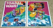 1993 Battletoads, Vintage 2-Page Print Ad/Poster, Nintendo, Promo Art