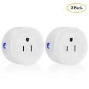 WiFi Smart Plug Mini Socket Outlet 2.0, Voice Control Works with Amazon Alexa