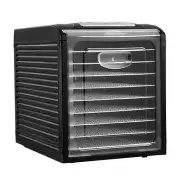 NNEDSZ 9 Tray Food Dehydrators Commercial Beef Jerky Maker Fruit Dryer Black
