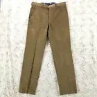 Lauren Ralph Lauren Pants Mens 33×32 Brown Flat front Straight New