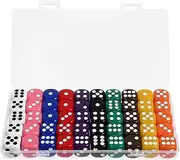 UPKOCH 50pcs Acrylic Dice Dice Party Game Game Prop Party Accessories Acrylic