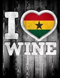 在飛比找博客來優惠-I Love Wine: Ghana Flag in Hea