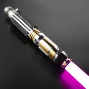 Star Wars Lightsaber Replica Force FX MACE WINDU Dueling Rechargeable Metal