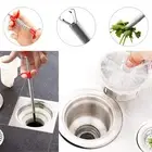 Push-type Drain Tool Drain Cleaner Claw Hair Drain Clog Remover Tool for Shower