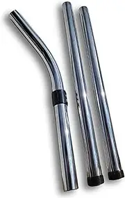 ABC Products Compatible/Replacement Extension Steel Metal Pipes Tubes (Complete Set of 3) for All Numatic Henry Edward Hetty James George Wet & Dry Hoover Vacuum Cleaner
