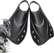 Swim Training Fins,Floating Flippers - Short Swim Fins, Comfortable Swim Fin, Professional Ergonomic Diving Accessory for Adults, Training