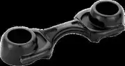AN Method Fork Leg Brace Black 49mm for Harley Dyna Fat Bob 08-17