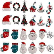 1 Box Nail Charms Nail Gems Wreath Garland Charms Pendant Socks Tree Flatback Pearls and Rhinestones Rhinestones Alloy