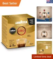A Modo Mio Qualità Oro, 16 Coffee Pods, Ideal for an Espresso with Floral and...