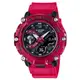 【CASIO】G-SHOCK 透明紅碳核心防護戶外運動錶 GA-2200SKL-4A 台灣卡西歐公司貨