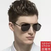 在飛比找博客來優惠-seoul show首爾秀 圓腿極輕飛官款太陽眼鏡UV400