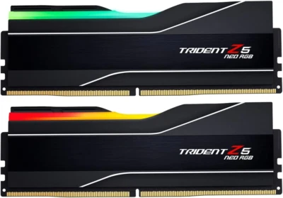 G.Skill Trident Z5 Neo RGB DDR5 6000 Mt/S RAM, 64Gb(2X32Gb) PC Memory