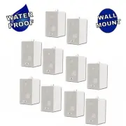 Acoustic Audio 251W Indoor Outdoor 3 Way Speakers 2000W 5 Pair Pack 251W-5Pr