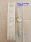 Swatch Women'S Watches Floral Pattern Light Blue