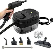 Handheld Steam Cleaner 2500W Multifunctional High-Temperature Sterilization and Disinfection Steam Cleaner 1600ML for Car & Home with 7 Pcs Accessories