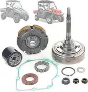 Chikia Wet Clutch Kit Assembly Replacement for Hisun UTV ATV 500 700 Massimo MSU 500 700 Coleman Outfitter 500 700 Axis 500 700 Bennche bighorn 500 700 Cub cadet challenger 500 700