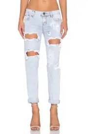 BNWT Vintage One Teaspoon – Light Mid Rise Distressed Jeans – Size 8 AU/UK