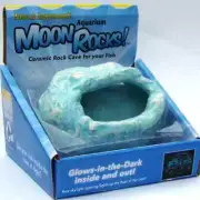 Aquarium Moon Rocks! Underwater Galleries Glow-in-the-Dark Ceramic Rock Cave