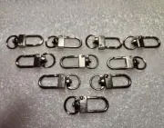 LOT OF 10 Swivel Eye Snap Spring Hooks for Keys, Lanyards, Crafts... Small 1.25"