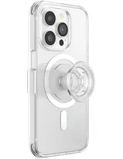 [PopSockets] PopCase MagSafe iPhone 14 Pro Phone Case Grip in Clear