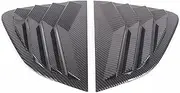 Compatible For Mazda MX-5 2016-2023 Car Rear Glass Window Triangle Blinds Louvers Cover Protector Stickers ABS Shutter (hardtop Version)(Carbon fiber)