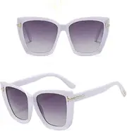 [HAZARA] Square Sunglasses Women 2023 Vintage Oversize T Women's Sun Glasses Black Gradient Female Glasses Men.s