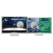 Highland Mint NHL Team History Silver Coin Card - Vancouver Canucks Multi