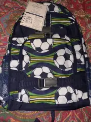 POTTERY BARN KIDS MACKENZIE SOCCER BACKPACK, SMALL, NEW