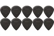 10 x Jim Dunlop Max Grip Jazz 3 Black Stiffo Gauge Guitar Picks Jazz III